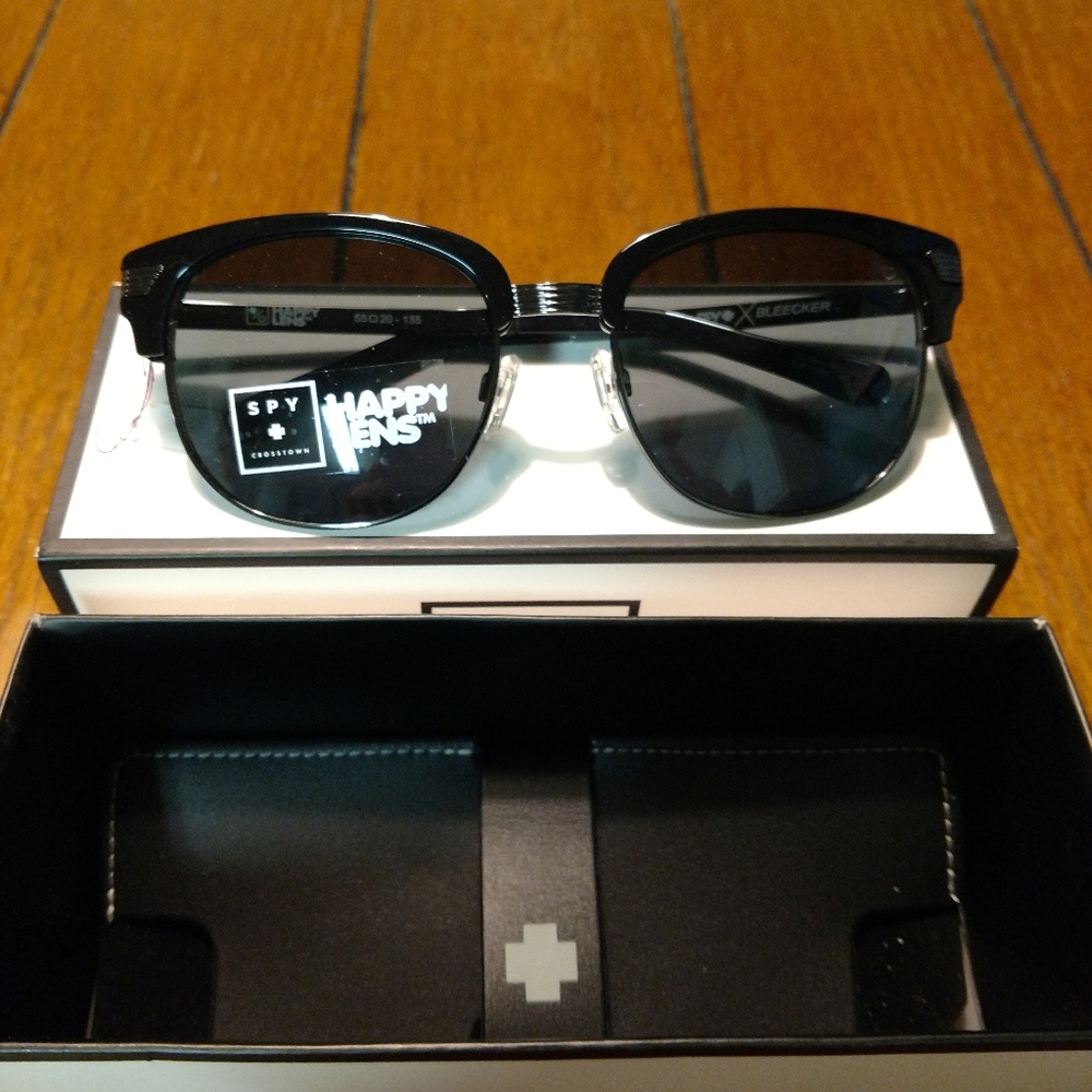 SPY - Bleeker - Polarized Happy - Black Frame